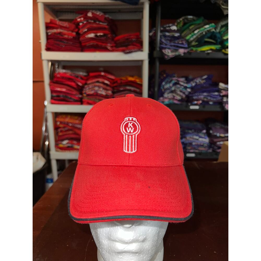 Vintage Kenworth Red Hat Baseball Style Cap headwear